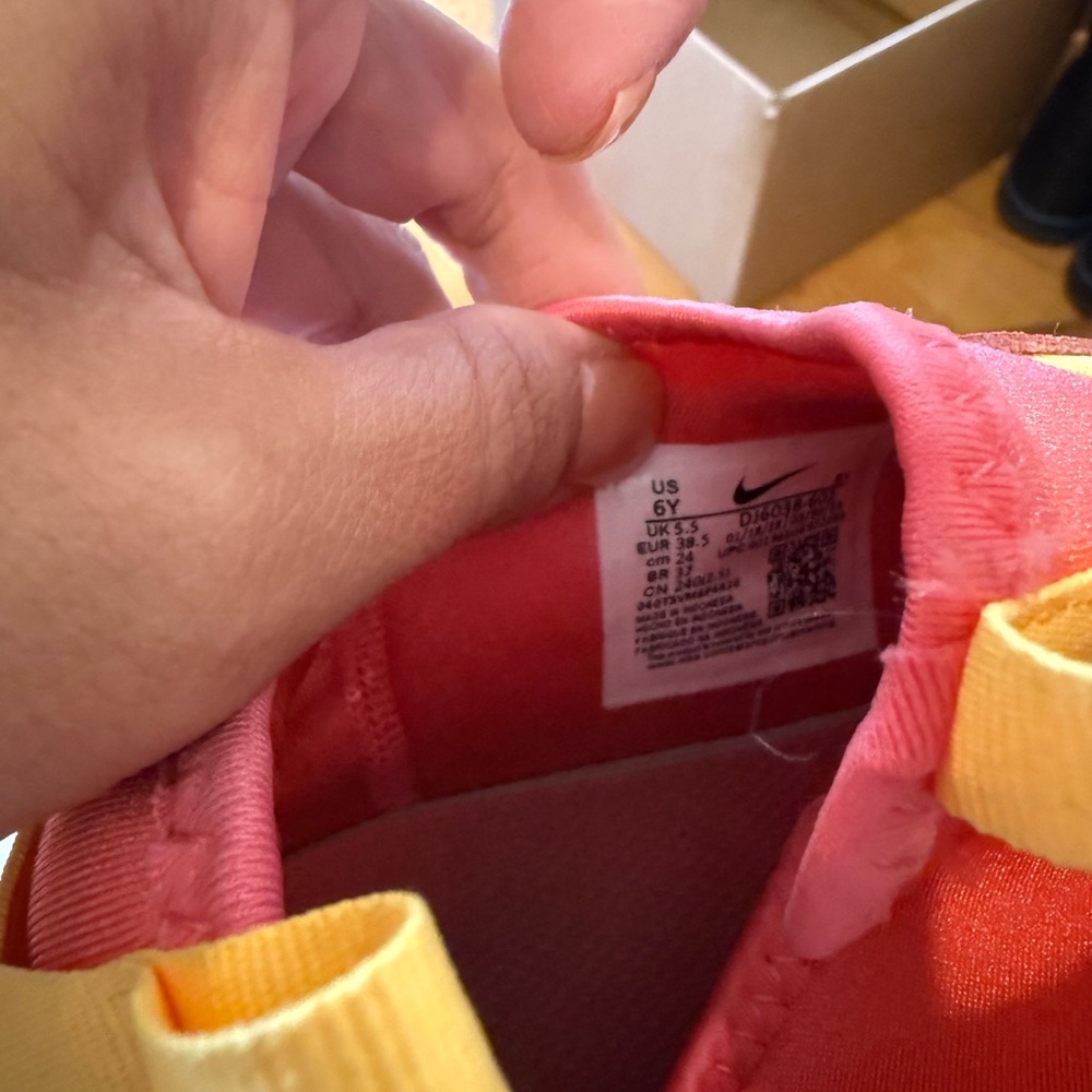 Nike Kids Sneakers - Pink and Yellow